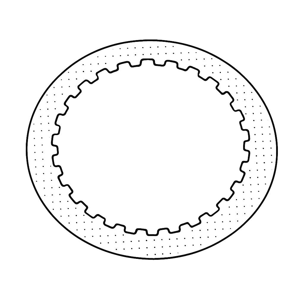 Disque d'Embrayage - Lisse  - Pièce d'Origine